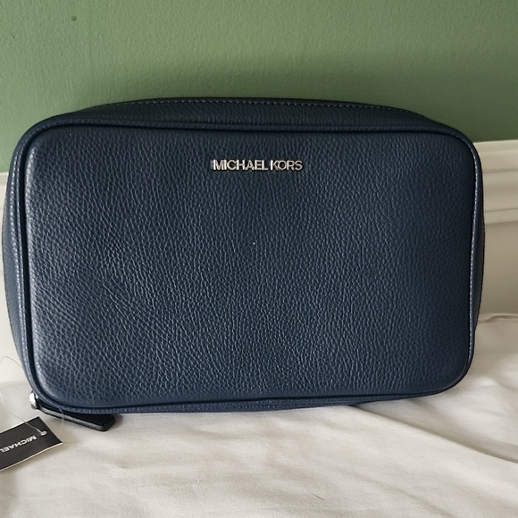 Michael Kors Dark Blue Laptop Bag - Picture 1 of 9